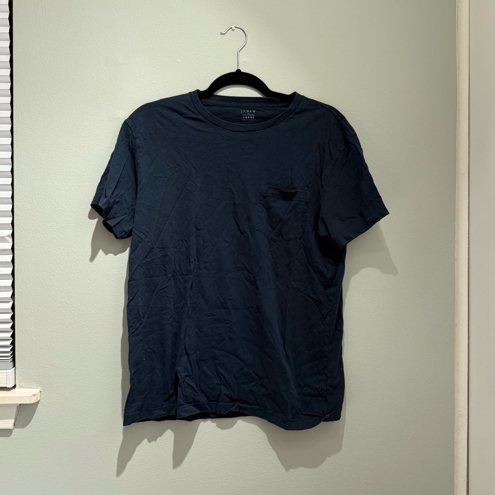 J Crew slim washed pocket tee